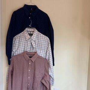 Men's Tommy Hilfiger Multi-Color Patterned Dress Shirts